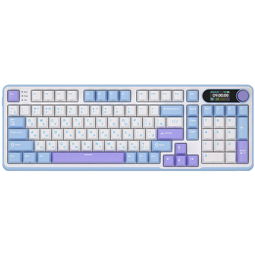 Клавиатура беспроводная Royal Kludge RK-S98 Wireless (RK Brown Switch) RGB (русская раскладка) Taro Milk