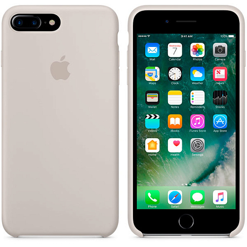Чехол для Apple iPhone 7 Plus Silicone Case Stone  