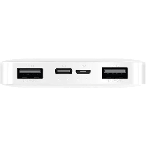 Внешний аккумулятор Xiaomi Redmi Power Bank 10000 mAh, 2xUSB, 1xType C, белый