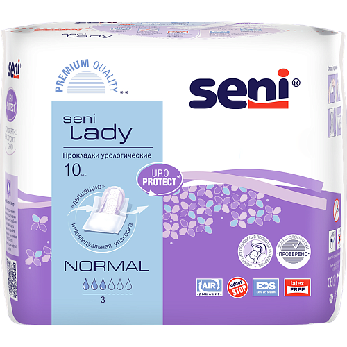 Урологические прокладки Seni Lady Normal (10 шт.)
