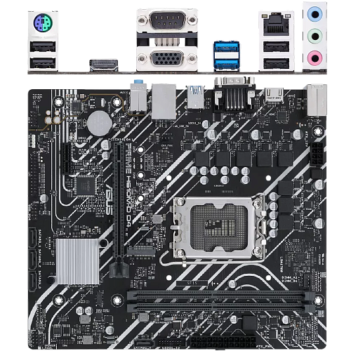 Материнская плата ASUS Prime H610M-D D4 H610 Socket-1700 2xDDR4, 4xSATA3, 1xM.2, 1xPCI-E16x, 2xUSB3.2, 1xCOM, D-Sub, HDMI, Glan, mATX