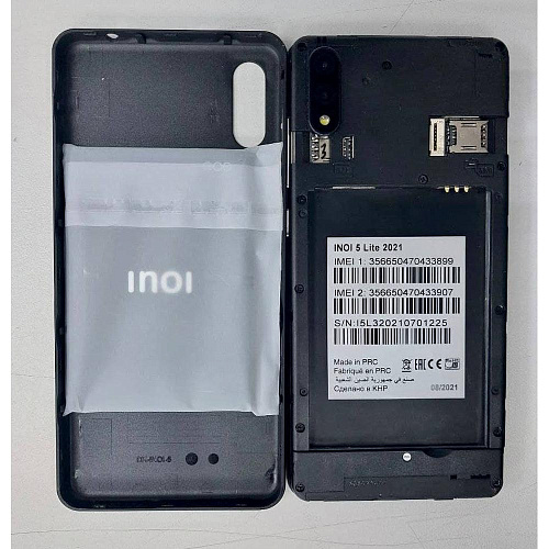 Смартфон Inoi 5 Lite 2021 Black УЦЕНКА