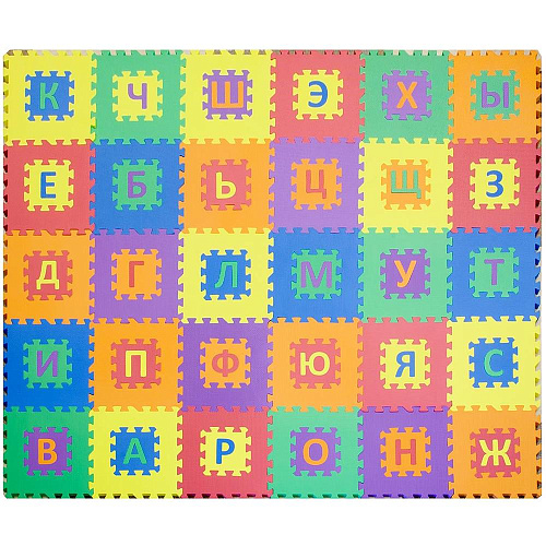 Пазл Коврик-пазл с русскими буквами - NT10 Funkids "Алфавит-1-10" KB-007R-NT10
