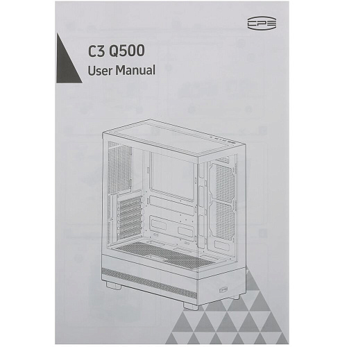 Корпус ATX Miditower PcCooler C3 Q500 BK Black