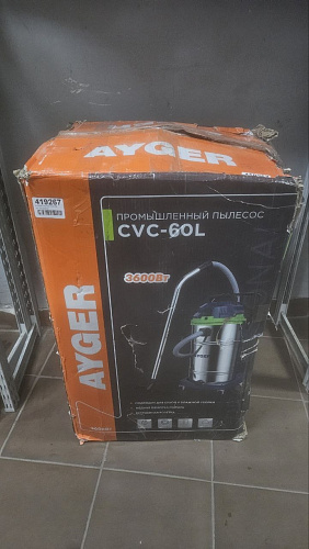 Строительный пылесос АYGER CVC-60L УЦЕНКА