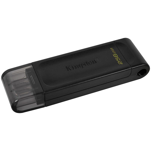 USB Flash накопитель 256GB Kingston DataTraveler 70 (DT70/256GB) USB Type C Черный