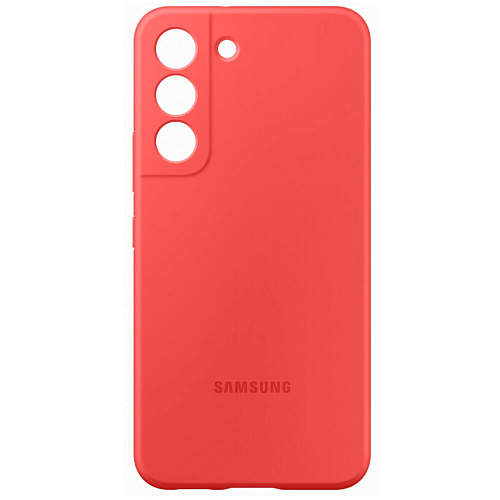 Чехол для Samsung Galaxy S22 Silicone Cover красный