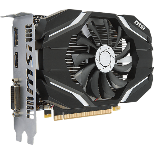Видеокарта MSI GeForce GTX 1050 2048Mb, GTX 1050 2G OC DVI-D, HDMI, DP Ret