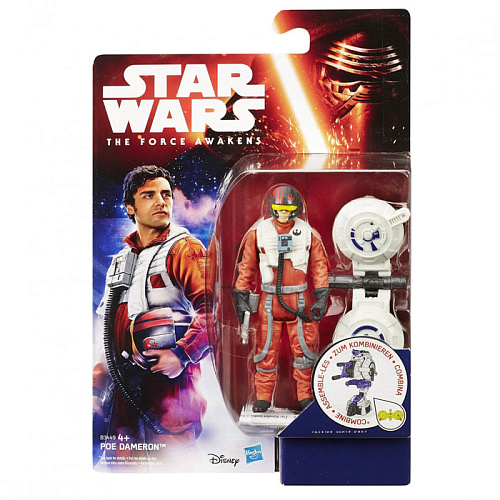 Star Wars Фигурка 9,5 см Космическая миссия (боец Сопротивления По Дамерон)