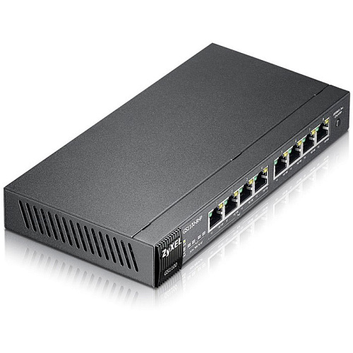 Коммутатор Zyxel GS1100-8HP, 8xGbLAN (4xPoE+)