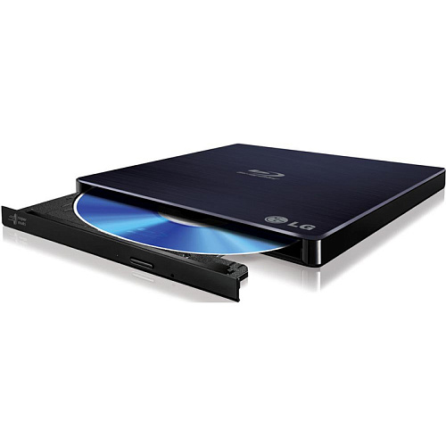 Внешний привод BluRay LG BP50NB40 BD-R/DVD±R/±RW USB 2.0 чёрный