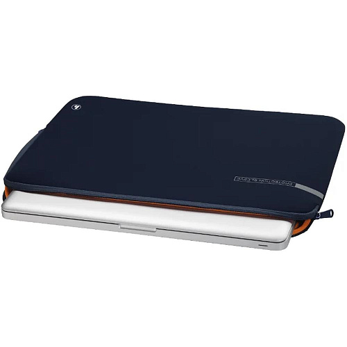 13.3" Чехол для ноутбука Hama Neoprene синий/оранжевый неопрен