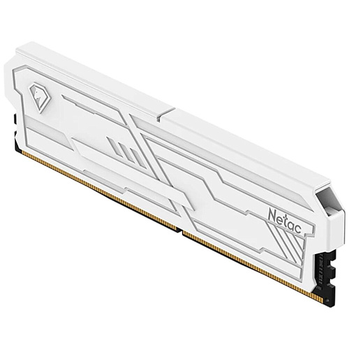 Модуль памяти DIMM 16Gb DDR4 PC25600 3200MHz Netac Shadow III White (NTSHD4P32SP-16W)