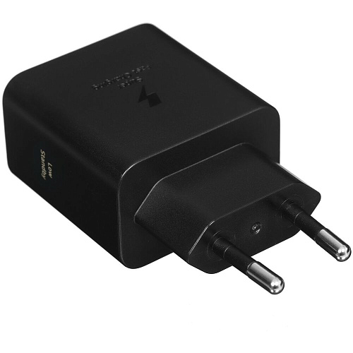 Сетевое зарядное устройство Samsung EP-T4511 45W Type C+ cable, черное
