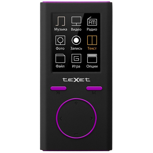 MP3-плеер teXet T30 8Гб, фиолетовый