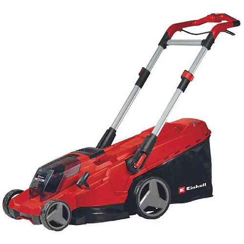 Аккумуляторная газонокосилка Einhell PXC RASARRO 36/42, 2x18В,42см,6с 25-75мм,50л,2x5,2Aч,двойное ЗУ 3413272