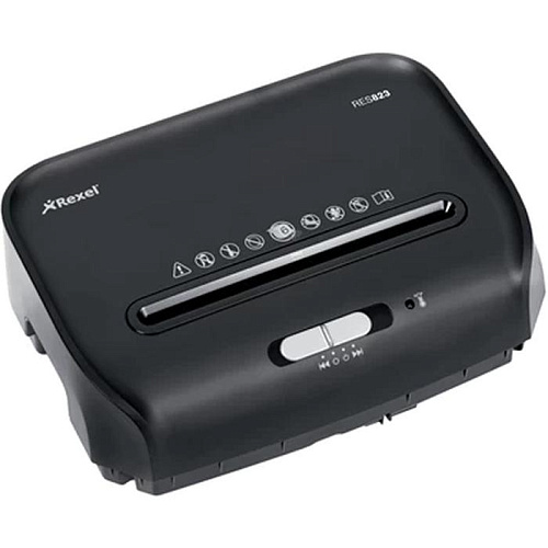 Уничтожитель бумаг Rexel Promax RES823 (секр.Р-2)/ленты/8лист./23лтр./скрепки/скобы/пл.карты