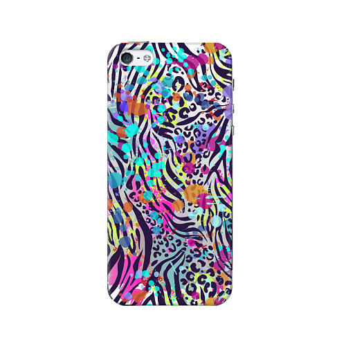 Чехол для iPhone 5 / iPhone 5S / iPhone SE Deppa Art Case, Animal print/Гепард