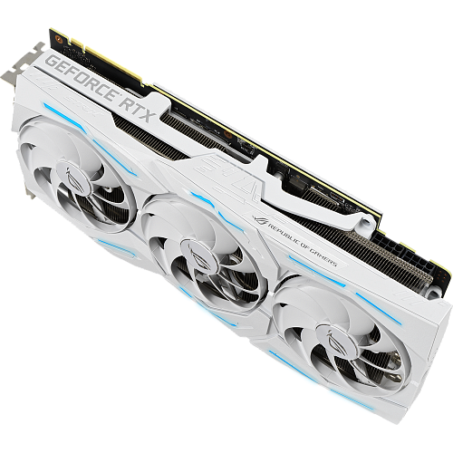 Видеокарта ASUS GeForce RTX 2080 Super 8192Mb, Gaming White O8G (ROG-Strix-RTX2080S-O8G-Gaming-White) 2xHDMI, 2xDP, 1xUSB-C  Ret