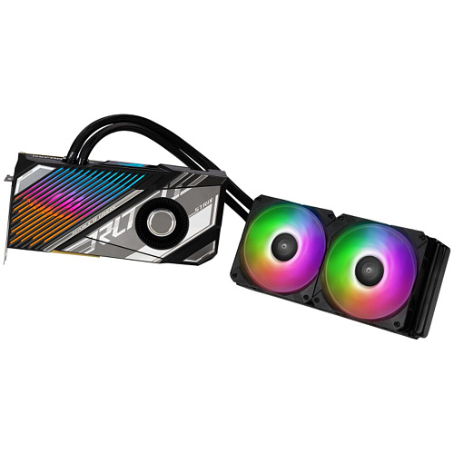 Видеокарта ASUS GeForce RTX 4090 24576Mb, Strix LC Gaming OC 24G (ROG-Strix-LC-RTX4090-O24G-Gaming) 2xHDMI, 3xDP, Ret