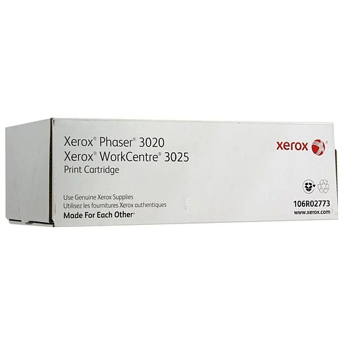 Картридж Xerox 106R02773 для Phaser 3020/WC 3025 (1500стр) УЦЕНКА