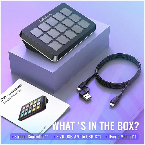 Панель для стриминга Fifine Visualization Keyboard D6