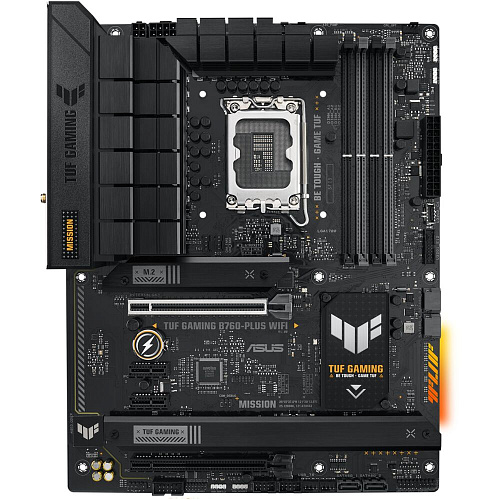 Материнская плата ASUS TUF Gaming B760-Plus WiFi B760 Socket-1700 4xDDR5, 4xSATA3, RAID, 3xM.2, 2xPCI-E16x, 4xUSB3.2, 1xUSB3.2 Type C, DP, HDMI, 2.5Glan, ATX