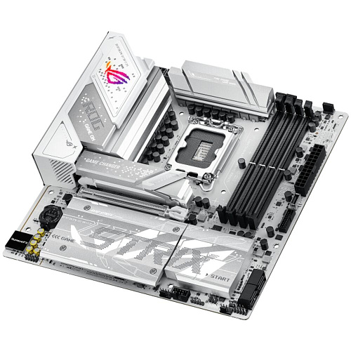 Материнская плата ASUS ROG Strix B860-G Gaming WiFi B860 Soc-1851 4xDDR5, 4xSATA3, RAID, 4хM.2, 1xPCI-E16x, 4xUSB3.2, 2xUSB3.2 Type C, DP, HDMI, WiFi, 2.5Glan,mATX