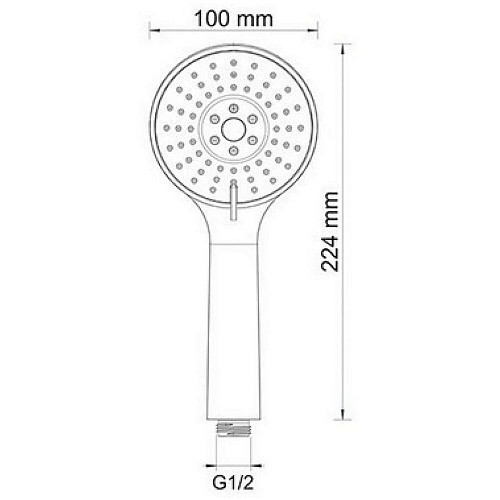 Ручной душ WasserKRAFT A002