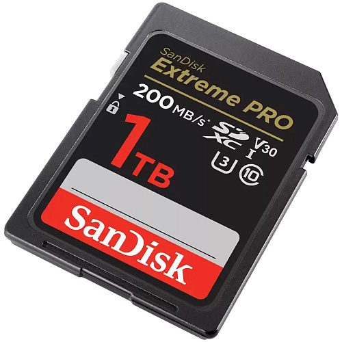 Карта памяти SecureDigital 1Tb SanDisk Extreme Pro SDXC Class 10 V30 U3 (SDSDXXD-1T00-GN4IN)