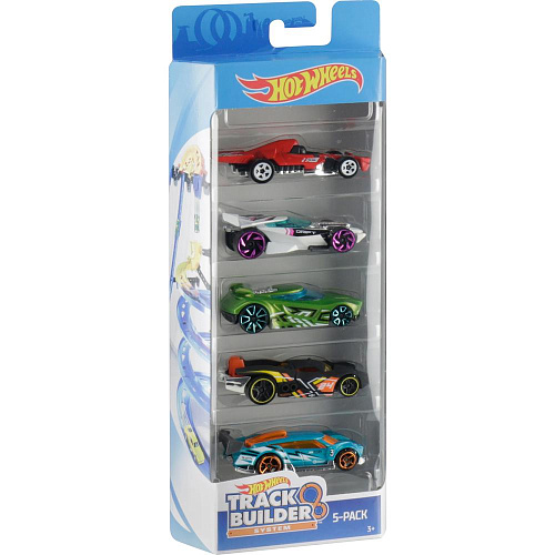 Mattel Hot Wheels 1806/FYL22 Подарочный набор из 5 машинок (Track Builder)