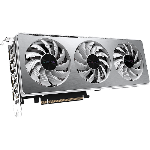 Видеокарта Gigabyte GeForce RTX 3060 12288Mb, Vision OC 12G (GV-N3060VISION OC-12GD) 2xHDMI, 2xDP, Ret