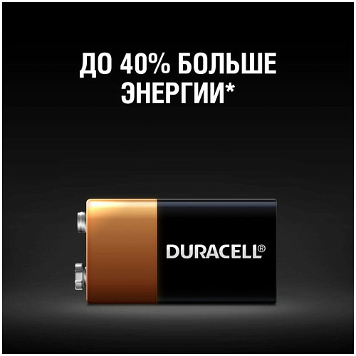 Батарейки Duracell 6LR61-1BL Basic 9V 1шт (Крона)