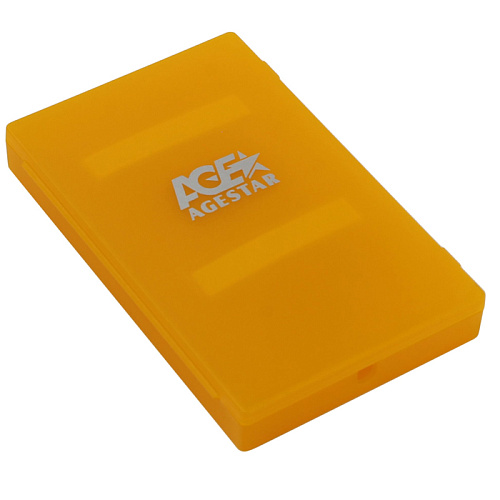 Корпус 2.5" AgeStar SUBCP1 SATA, USB2.0 Orange