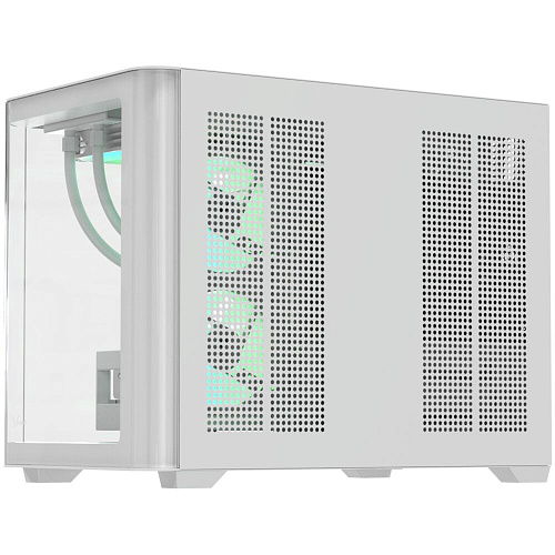 Корпус MicroATX Minitower Formula Crystal U2M Floe White