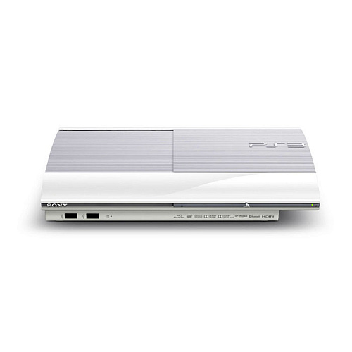 Игровая приставка Sony PS3 Super Slim 500 Gb (CECH-4008CLW) + Дополнительный контроллер белый 