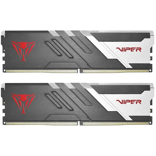 Модуль памяти DIMM 32Gb 2х16Gb DDR5 PC51200 6400MHz Patriot Memory Venom RGB Black (PVVR532G640C32K)