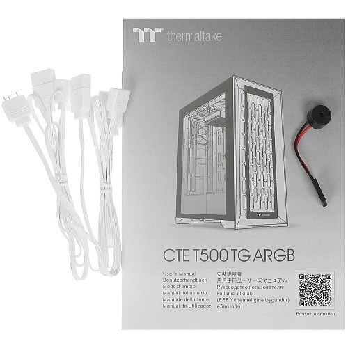Корпус ATX Fulltower Thermaltake CTE T500 TG ARGB (CA-1X8-00F6WN-01) White