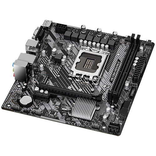Материнская плата ASRock H610M-HDV/M.2 R2.0 H610 Socket-1700 2xDDR4, 4xSATA3, 1xPCI-E16x, 2xUSB3.2, D-Sub, DP, HDMI, Glan, mATX