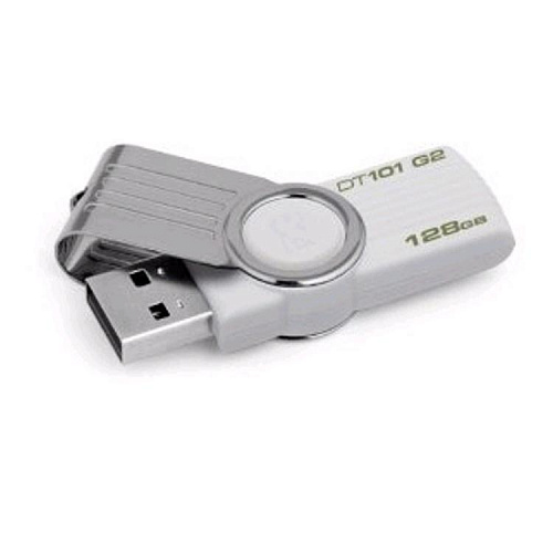 USB Flash накопитель 128GB Kingston DataTraveler 101 G2 DT101G2/128GB USB 2.0 Белый