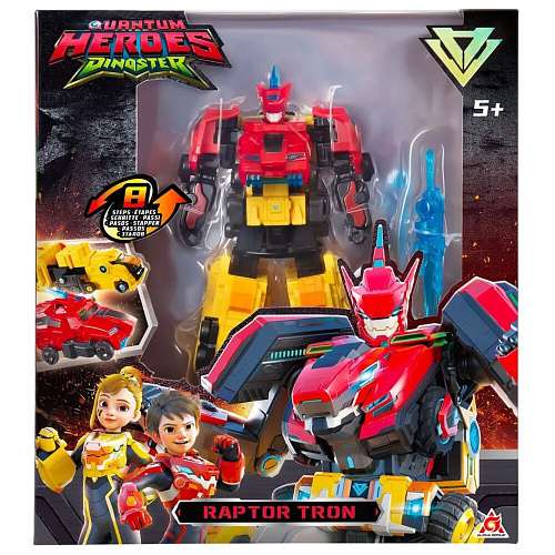 Dinoster Трансформер 2-в-1 Диностер Раптор Трон