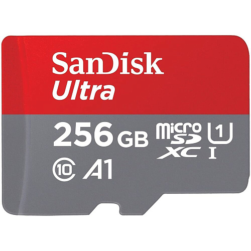Карта памяти Micro SecureDigital 256Gb SanDisk Ultra microSDXC class 10 UHS-1 A1 SDSQUAC-256G-GN6MA