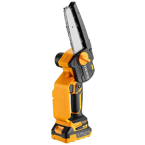 Аккумуляторная пила Deko DKCHS 20-6 PRO, 4" и 6", 20В, 2x2.2Ач, 2 шины и 2 цепи 083-2011