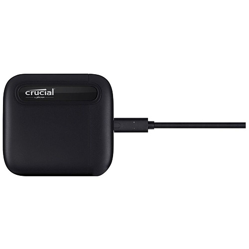 Внешний SSD-накопитель 1Tb Crucial X6 CT1000X6SSD9 (SSD) USB 3.2 Type C черный (*)