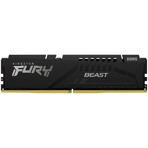 Модуль памяти DIMM 64Gb DDR5 PC44800 5600MHz Kingston Fury Beast XMP Black (KF556C36BBE-64)