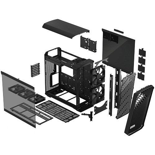 Корпус ATX Fulltower Fractal Design Torrent Black TG Light Tint Black