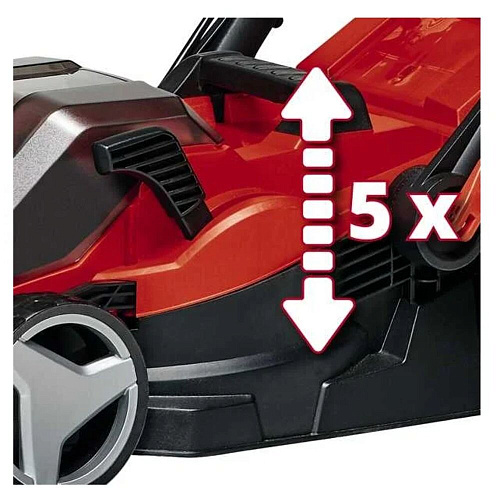 Аккумуляторная газонокосилка Einhell PXC GE-CM 36/34-1, 2х18,33,5см,5ст,25-65мм,центральная,30л,без АКК и ЗУ 3413226