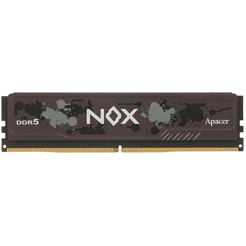 Модуль памяти DIMM 16Gb DDR5 PC41600 5200MHz Apacer NOX Black Gaming (AH5U16G52C522MBAA-1)