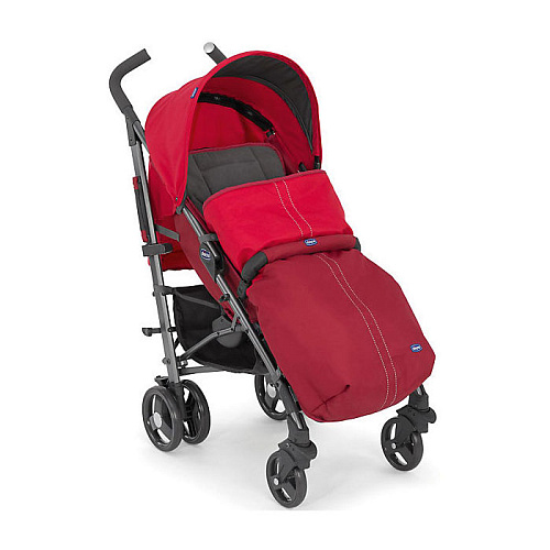 Коляска-трость Chicco Lite Way Top 2 stroller цвет Red (с бампером) 