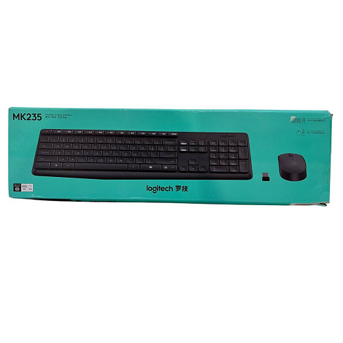 Клавиатура+мышь Logitech Wireless Combo MK235 Black УЦЕНКА